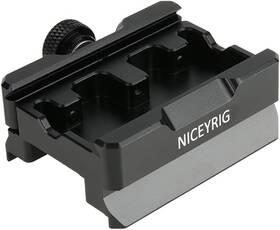 Niceyrig 789219283168 Quick Release Clamp For Arca Swiss Standard With Bottom Plate White