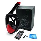 Nmk-10bl Neopine Easybreath Snorkel Set Packages Wide View Full Face Sno
