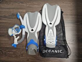 1588721 Oceanic Adult Snorkeling Set Large X-large Mens Us 9-13 Women 10-14 Mask B6