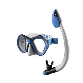 Oceanic 882689176029 Snorkel Combo Set Youth For Ages 6-14 - Dry-top And Tempered Glass Mask