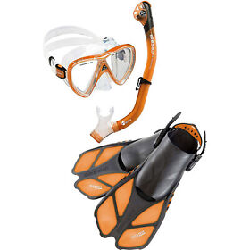 Se745851 Open Box Cressi Bonete Pro Dry Set Black Orange Sm Md