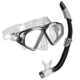 Outdoormaster 198387020725 Snorkeling Gear For Adults Travel Use Dry Top Snorkel Set Antifog Antileak Scuba