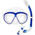 Pageod195adptx Snorkel Set Tempered Glass Mask Diving With Imported 714874213083