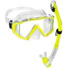 Paq3wmsc2 Panoramic Snorkeling Packages Scuba Mask Set Ultra Yellow 647732685510
