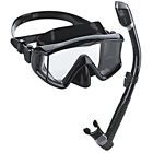 Paqpmscabk Phantom Aquatics Diving Snorkeling Panoramic Scuba Mask 707565257800