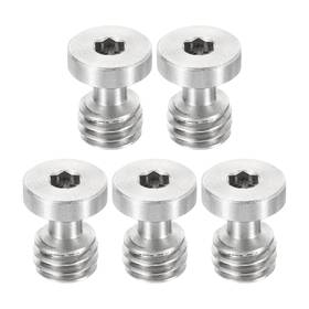 Patikil Pta220912tt0014eu 3/8 Inch -16 Thread 16mm Length Camera Quick Release Screw Silver
