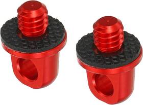 Pta221109tt1038 Patikil 1/4 Inch Camera Neck Strap Screw Holder 2 Pack Quick Install Red