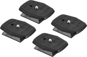 Pta221110tt0588 Patikil Tripod Quick Release Plate 44mm 4 Pack Camera Adapter Black