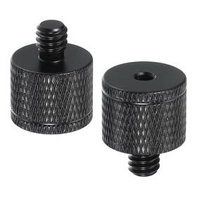 Pta241123tt000292 Patikil Tripod Screw Adapter M4 Female To 1/4 Inch Male 2 Pcs Black