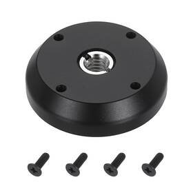 Pta250612tt003859jp Patikil 3/8 Inch Thread Tripod Adapter Holder 29mm Dia Aluminum Alloy Black