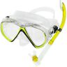 Pckds26 Blue Reef Fisheye Clear Mask Snorkel Package