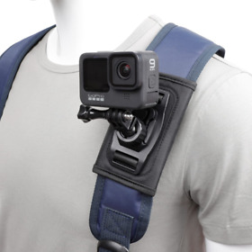 Pell King Adjustable Backpack Strap Mount Quick Release Ball Base Blcak