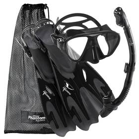 Phantom Aquatics 095229391060 Navigator Fin Snorkel Set