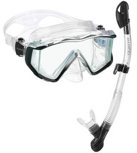Phantom Aquatics 194773055548 Rapido Boutique Collection Clareza Panoramic View Tempered Glass Lens Mask Dr