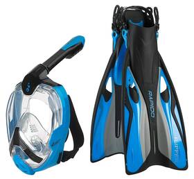 Phantom Aquatics 194773055678 Rapido Boutique Collection Flipper Snorkeling Fin Bundled With 180 Advanced