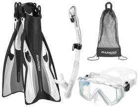 Phantom Aquatics 194773145430 Rapido Panoramic 180 View Snorkel Self Adjust Snorkeling Fins Dry Phantom Aquatics 194773145430 Rapido Panoramic 180 View Snorkel Self Adjust Snorkeling Fins Dry