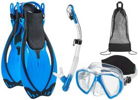 Phantom Aquatics 194773145621 Rapido Boutique Collection Tempered Glass Panoramic View Snorkel Dry Top Sn
