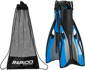 Phantom Aquatics 194773147816 Rapido Boutique Collection Flipper Open Heel Quick-adjust Sn