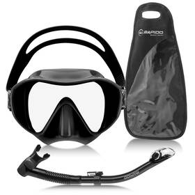 Phantom Aquatics 194773148752 Rapido Boutique Collection Active Frameless Snorkel Mask Dry Set - Sc