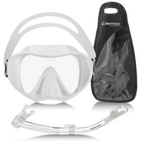 Phantom Aquatics 194773148790 Rapido Boutique Collection Active Frameless Snorkel Dry Set Scuba Sn