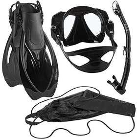 Phantom Aquatics 194773152360 Rapido Boutique Collection Marine Adjustable Snorkeling Fin Tempered Glass Ma