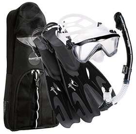 Phantom Aquatics 715875026702 Italian Collection Legendary Panoramic View Mask Fin Dry Sno