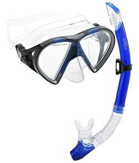 Phantom Aquatics 715875033427 Mexico Dry Snorkel Set
