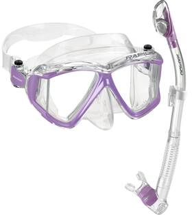 Ws26a-wm07-cpr Phantom Aquatics Italian Design Panto-180 Premium Tempered Glass Lens Anti-fog Panoramic Side-