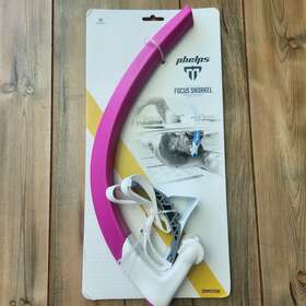 Ph050038 Phelps R1 Regular Fit Pink White Competition Focus Training Snorkel