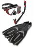 Plm3wc-mrd-41-42 Cressi Pluma Fin Window Mask And Snorkel Metalic 843607513012