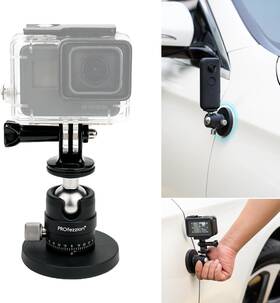 Mgp-bh1 Profezzion Magnetic Mount For Gopro Strong Manget Base With Detachable Black