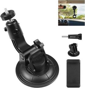 Puluz-cm02 Puluz Car Suction Cup Mount For Gopro/insta 9cm/3.5inch Black