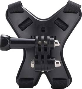 Ty-4jiao Qkoo Motorcycle Helmet Chin Strap Mount For Gopro Hero 13 12 11 10 9 8 Black