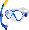 Qsxh-blue Gintenco Kids Snorkel Set Dry Top Mask For 313090060091