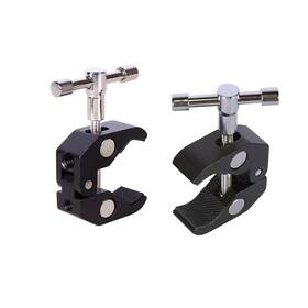 Qyx0029 Qyxinc Super Clamp With 1/4 And 3/8 Thread For Photography Camera Silver