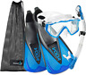 110005b-bl-44 R Cms Phantom Aquatics Rapido Boutique Collection Full Foot Fins 696570624304