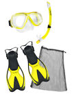 Rck01 Rapido Combo Palmes Masque Tuba Et Sac En Filet Pour