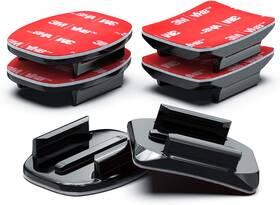 Sa-sy05 Sametop Helmet Adhesive Sticky Mounts Curved Attachment Flat 3m Mount 6 Packs