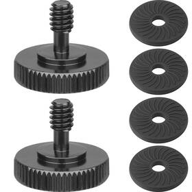9264 Sanchamy 2 Packs Thumb Screw Camera Quick Release Adapter With 4 Rubber Blue