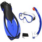 Scs0003 Promate Blue Snorkeling Mask