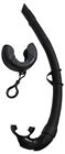 Scss-02-bk Scuba Choice Silicone Nautilus Snorkel With Storage Container Snorkels