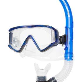 24.323.200 Scubapro Sub Vu Combo With Fins - Blue Snorkeling Set
