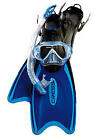 Se102035 Unbranded Cressi Palau Bag Mask Snorkel Fin Combo 0843607503259