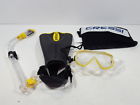 Se202035-p Se201035 Cressi Lightweight Premium Travel Snorkel Set Missing Flipper
