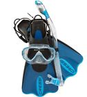 Se202044 Cressi Light Weight Premium Travel Snorkel Set Made In Italy