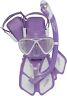 Se222031 Cressi Youth Junior Snorkeling Set Mask Snorkel Fins Ages Shoe