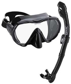 Seac 647732660272 Italian Collection - Tempered Glass Lens Frameless Scuba Snorkel Dive Mask