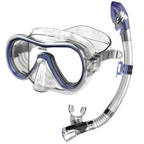 Seac 887728118329 Set Giglio Dry Valve Snorkeling With Underwater Mask And Snorkel Blue