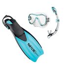 Seac Set Sprint Dry Snorkeling With 100% Pure Silicone Mask Snorkel