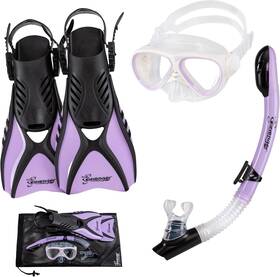 8.43167e Seavenger 11 Hanalei Anti-fog 4-piece Snorkeling Set X-small Kids - Soft Lavender